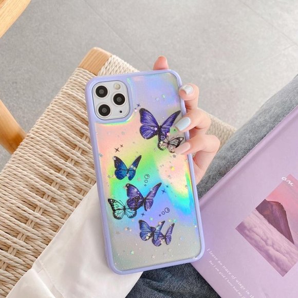 Cute Butterfly Clear iPhone Case - Picture 1 of 3